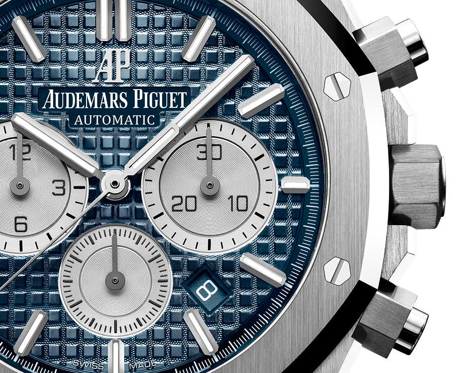 ROYAL OAK CHRONOGRAPHE-GRIS/BLEU