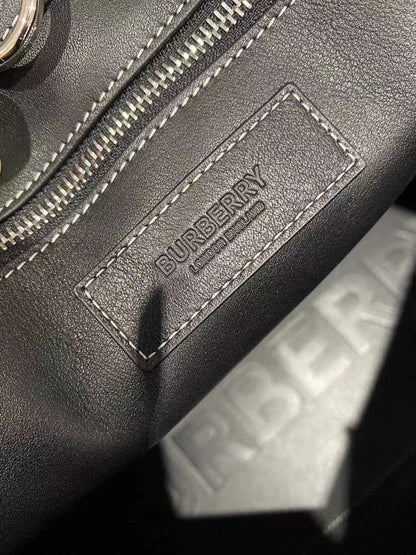 BURBERRY

Check Cotton Canvas Tote