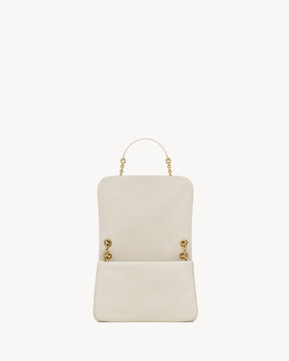 Sac Ysl JAMIE 4.3 SMALL EN D’AGNEAU Blanc