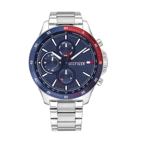 Tommy Hilfiger Mens Multi Dial Quartz Watch Bank