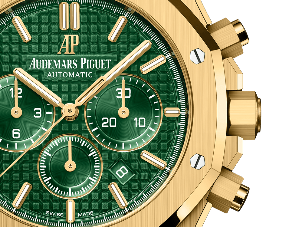 ROYAL OAK CHRONOGRAPHE-JAUNE/VERT