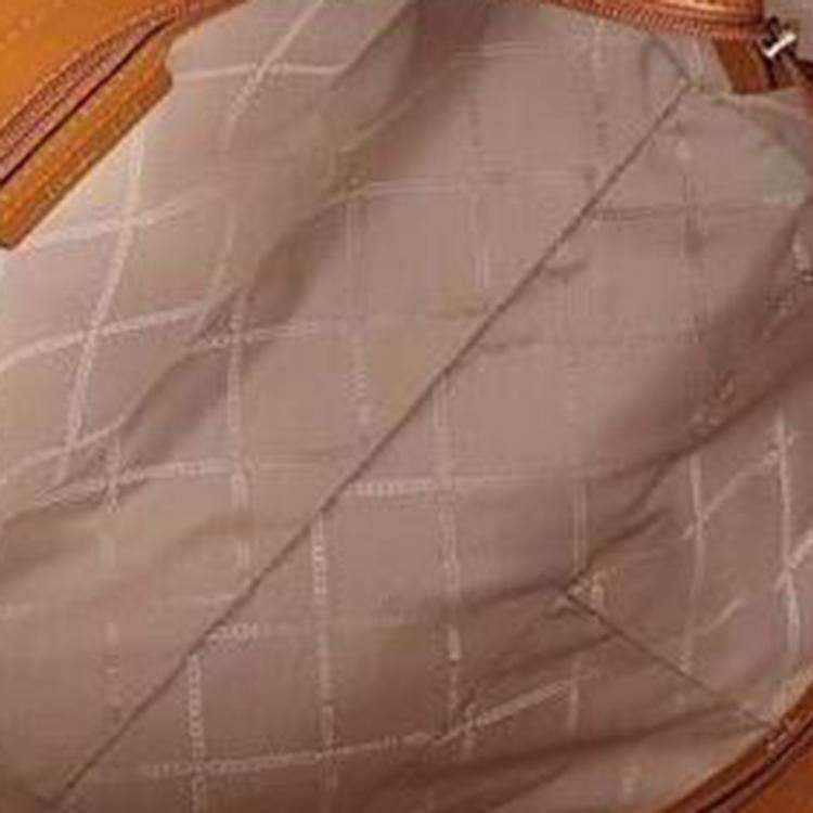 Michael Kors Brown Signature and Leather Jet Tote Bag