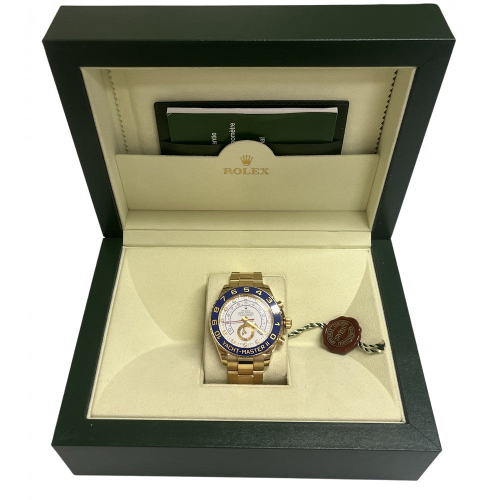 Rolex Yacht Master II (Ref 116688) en or jaune 18