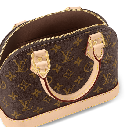 SAC À MAIN ALMA BB DAMIER EN VRAI CUIR