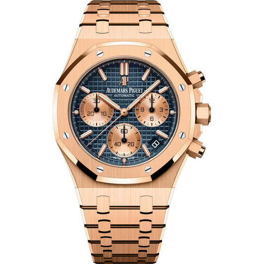 ROYAL OAK CHRONOGRAPHE-ROSE/BLEU