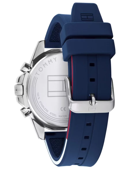 Tommy Hilfiger Men's Watch 1791791 blue silicone strap