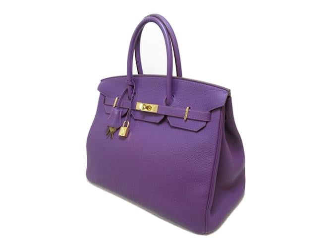 Hermès BIRKIN 35 LEATHER HANDBAG