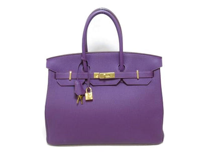 Hermès BIRKIN 35 LEATHER HANDBAG