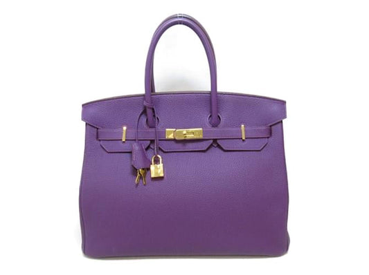 Hermès BIRKIN 35 LEATHER HANDBAG