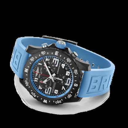 Montre Breitling Endurance Pro Noire Avec Bracelet Bleu