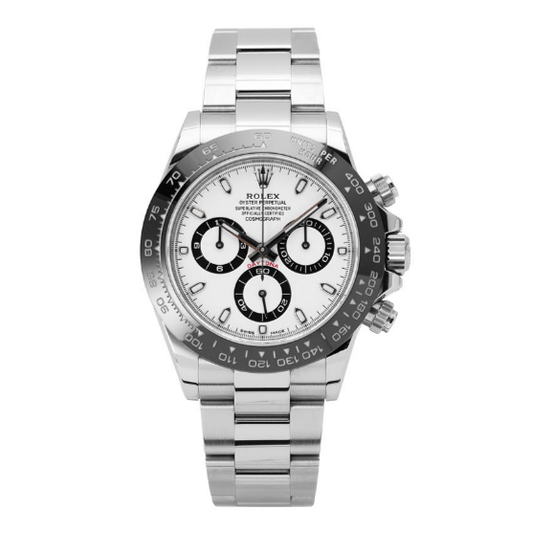 Rolex Daytona lunette Noir White dial
