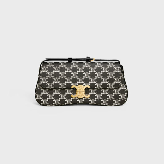 SAC CELINE LOLA MOYEN MODELE TOILE TRIOMPHE TWO-TONE