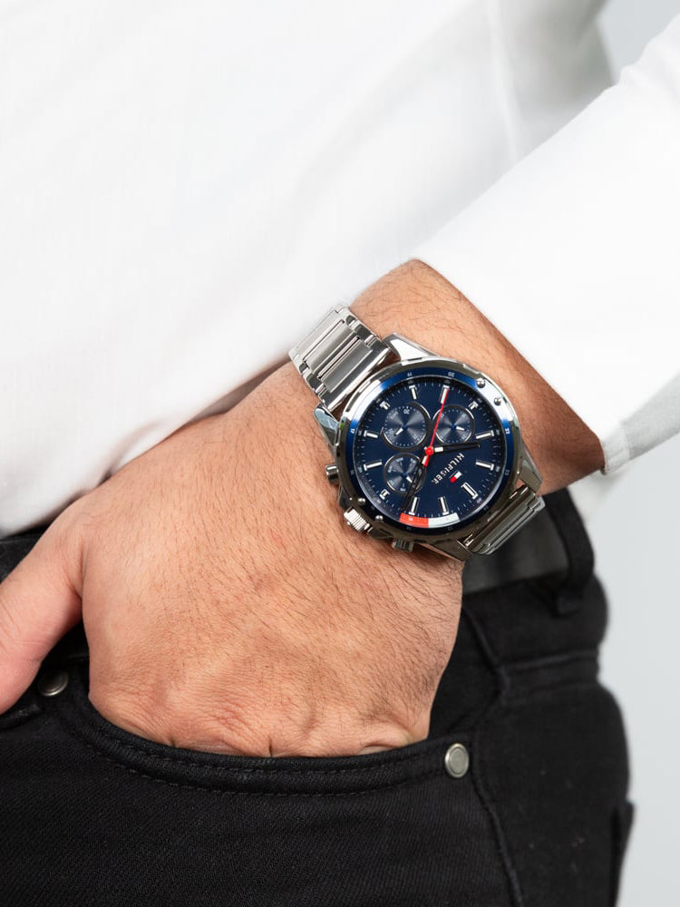 Tommy Hilfiger en Acier Argenté