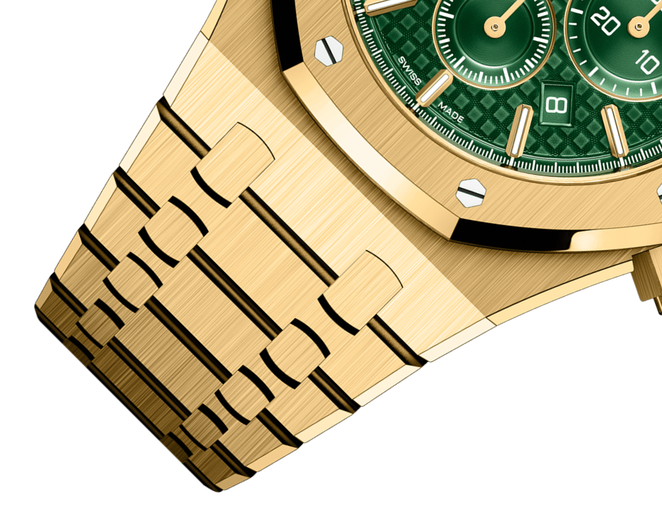 ROYAL OAK CHRONOGRAPHE-JAUNE/VERT
