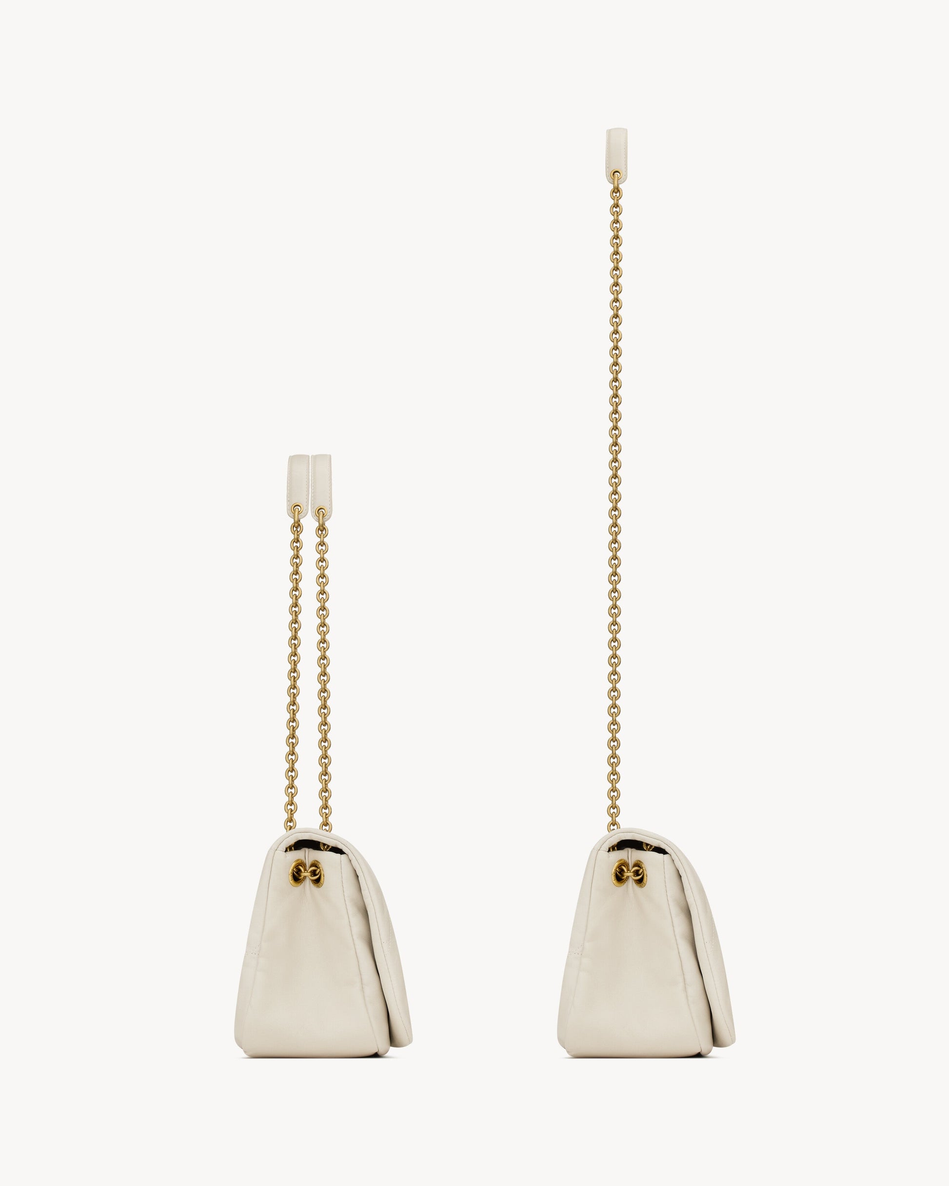 Sac Ysl JAMIE 4.3 SMALL EN D’AGNEAU Blanc