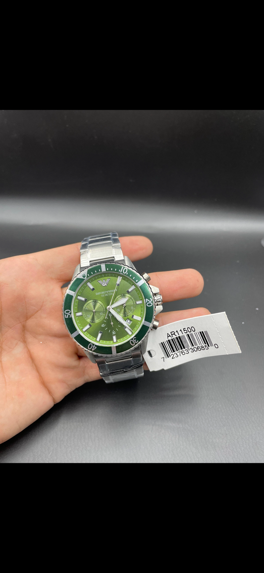 Montre Emporio Armani en argent AR11500