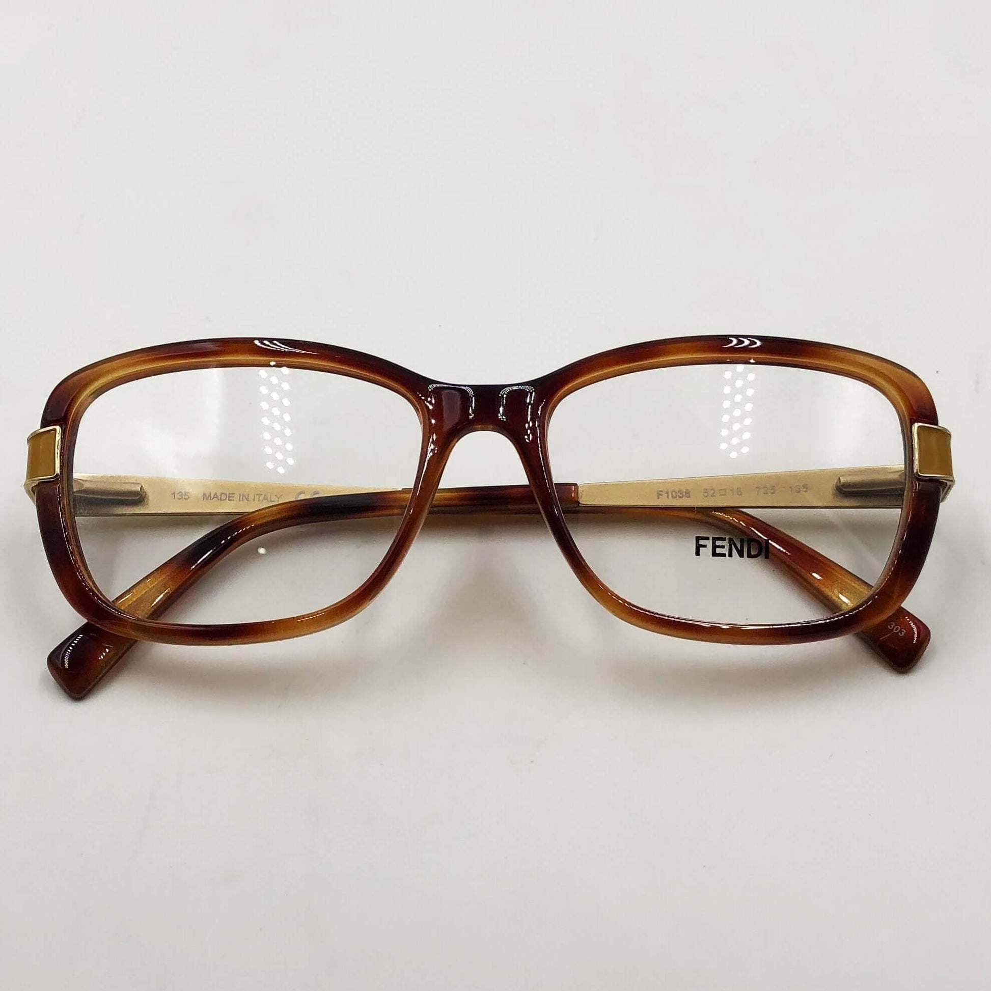 Lunettes de vue: FENDI F1038 Havane