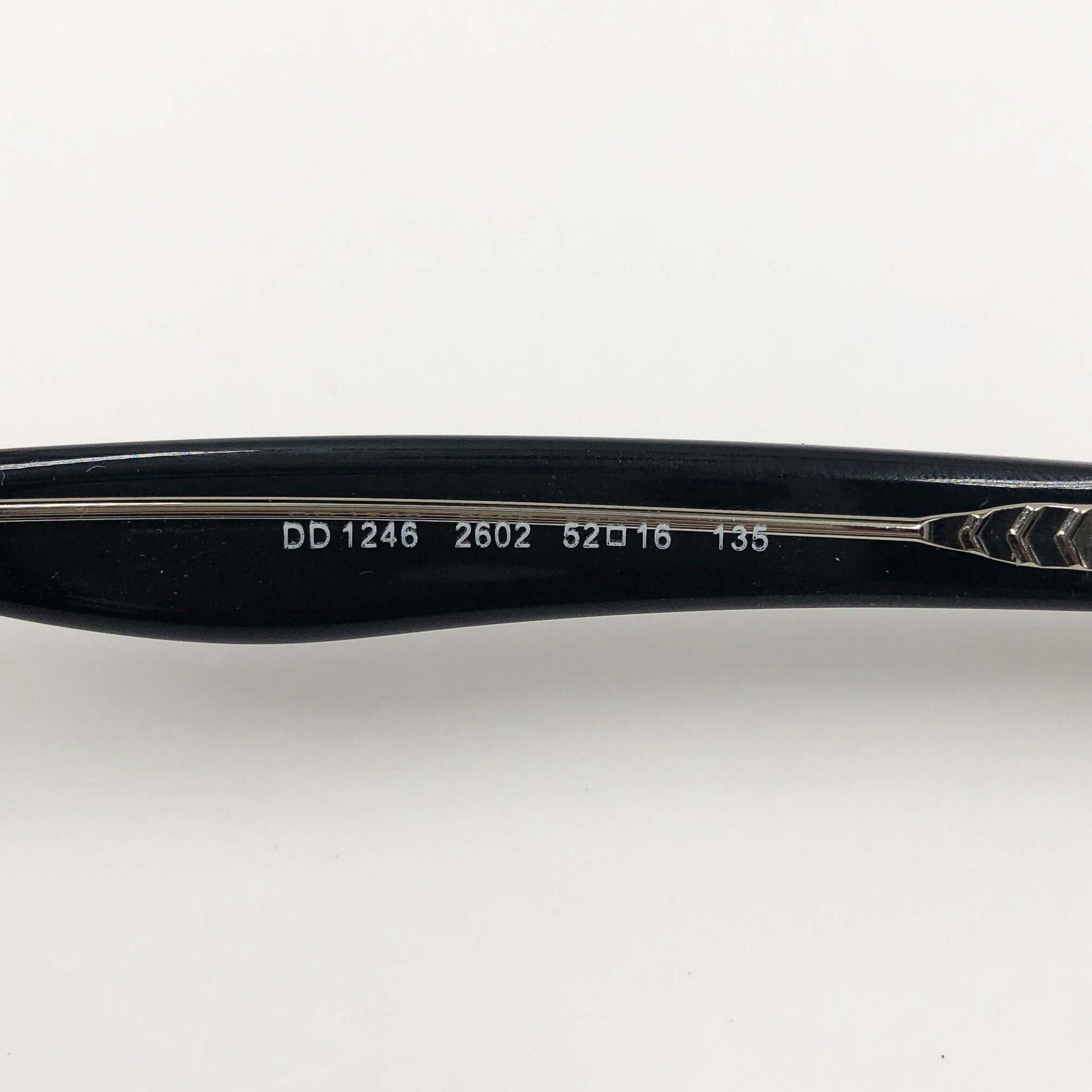 Lunettes de vue: Dolce & Gabbana DD 1246 Noir transparent