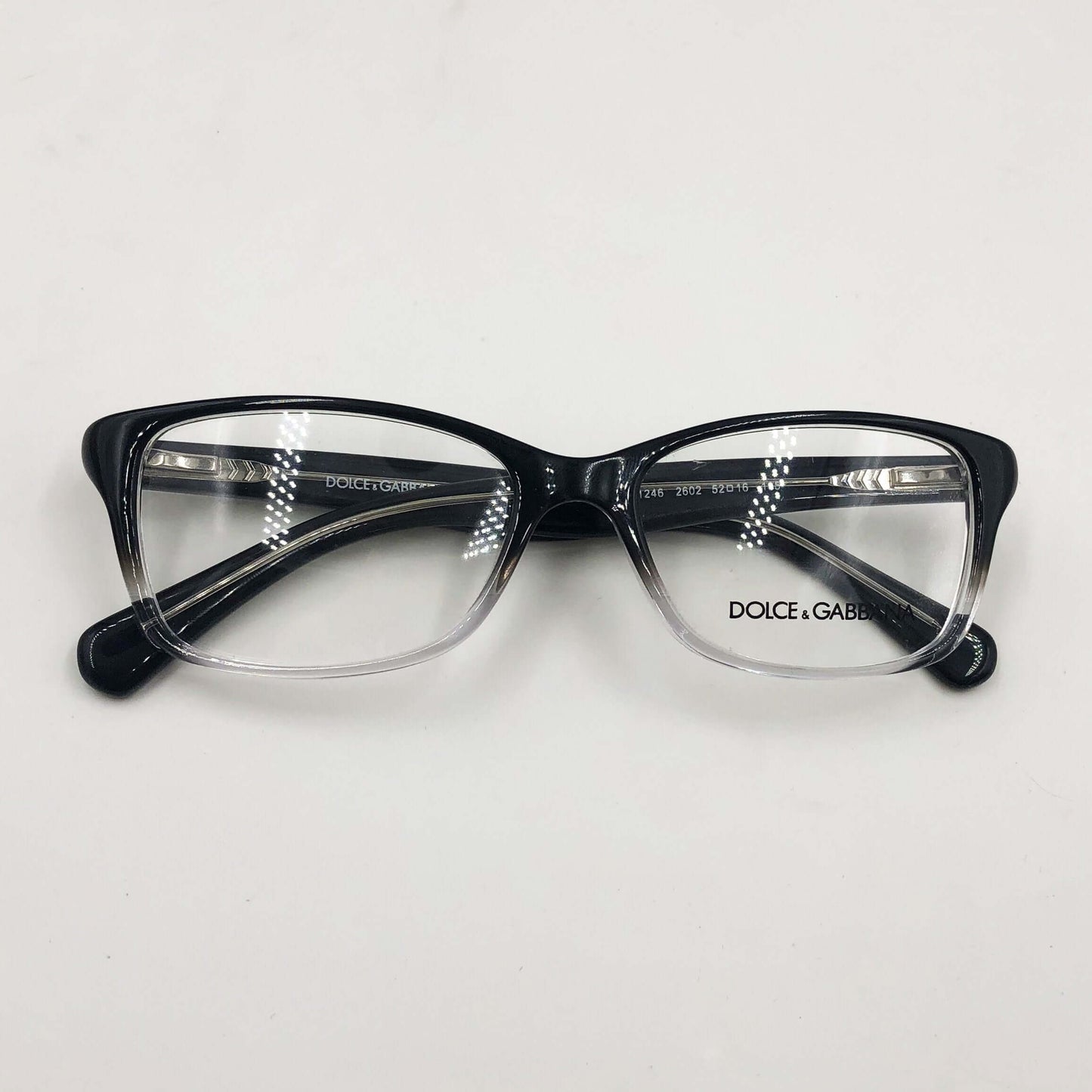 Lunettes de vue: Dolce & Gabbana DD 1246 Noir transparent