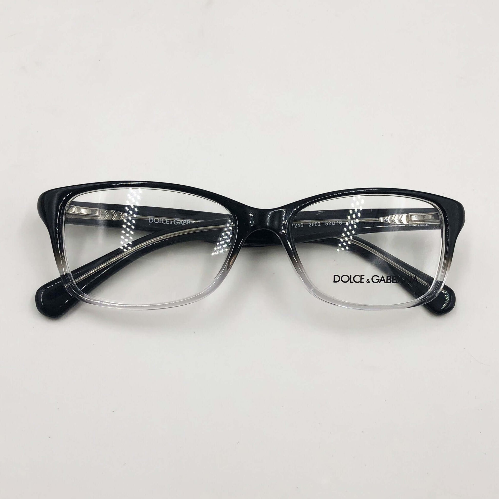 Lunettes de vue: Dolce & Gabbana DD 1246 Noir transparent