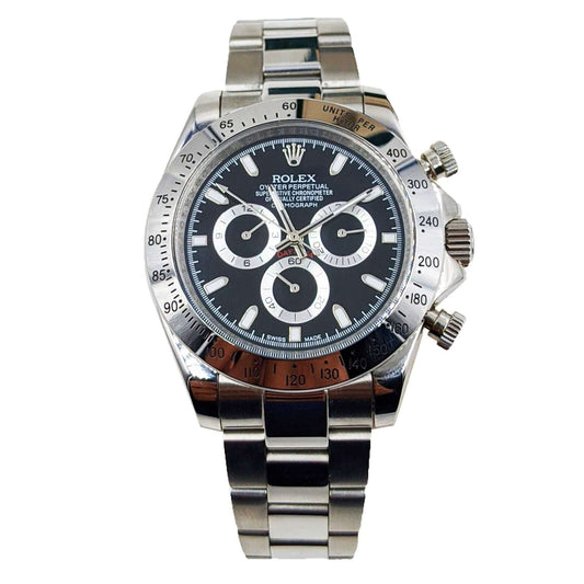Rolex Daytona Silver Black Dial