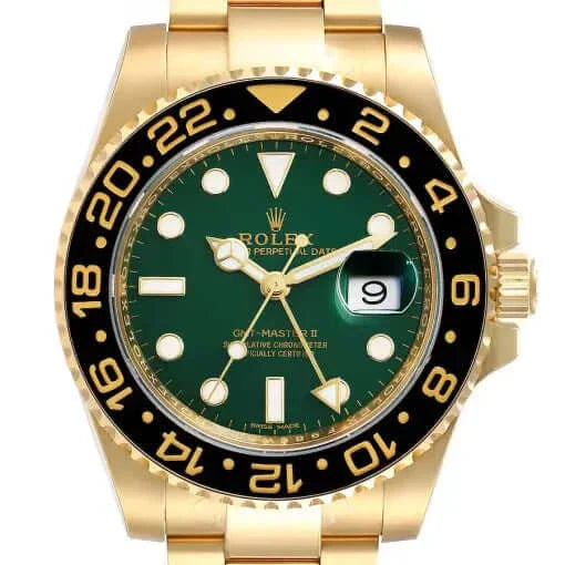 RX GMT‑MASTER II Vert/Or Jaune
