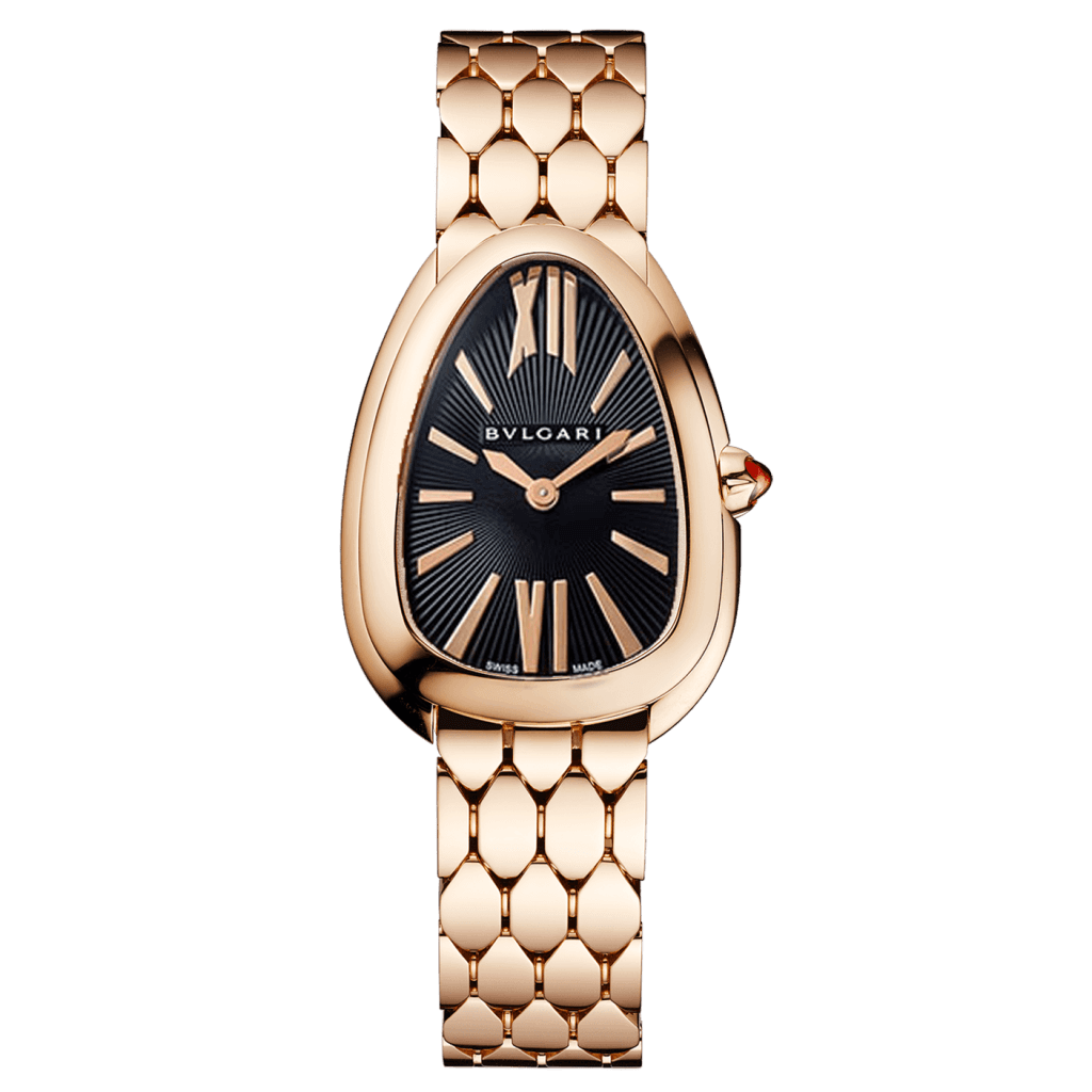 Bvlgari Serpenti Rosegold Black Dial