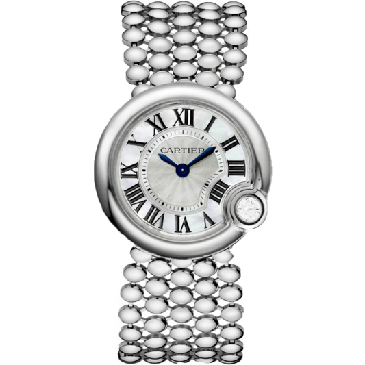 Cartier Ballon Blanc Silver White