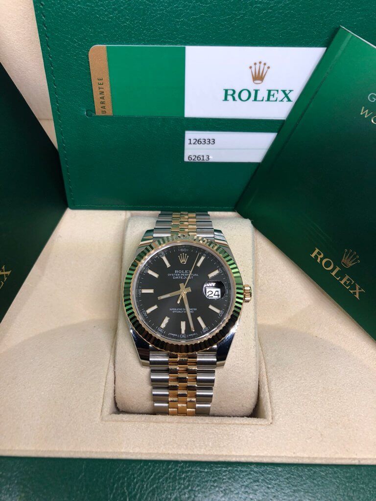 RX Datejust 126333-0014 Fond Noir Jubilée 41 mm