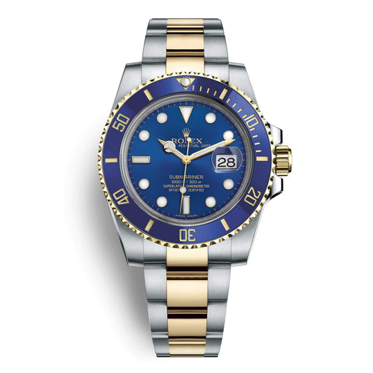 Rolex Submariner Golden silver Blue