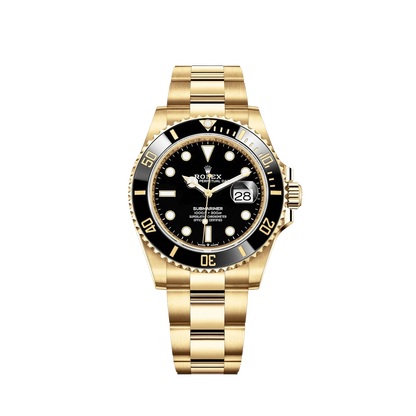 Rolex gold and black