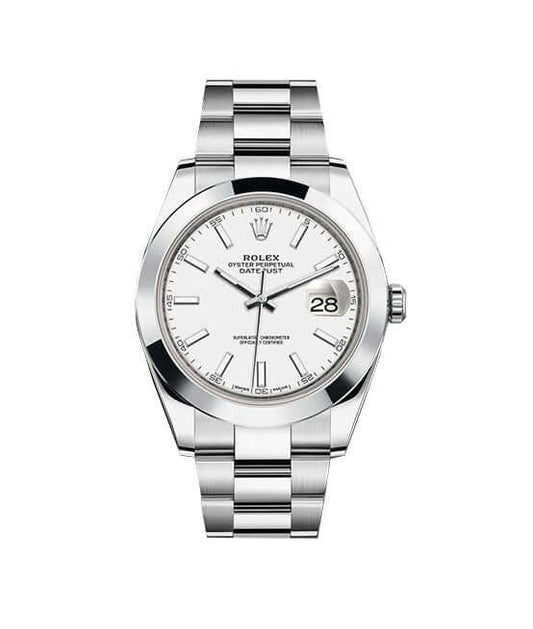 RX DATEJUST 16200 Blanc Pour Homme