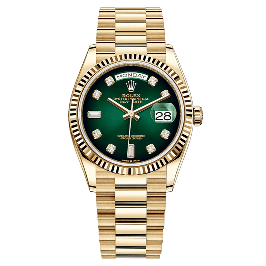 Rolex Day-Date Vert Ombré femme