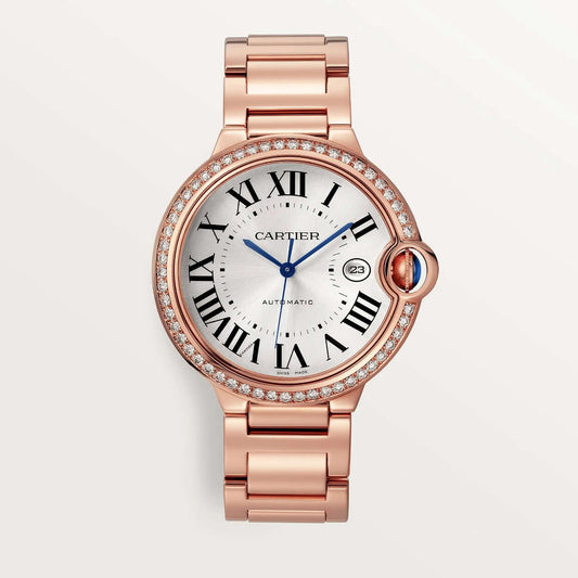 Ballon Bleu De Cartier Or Rose Sertie