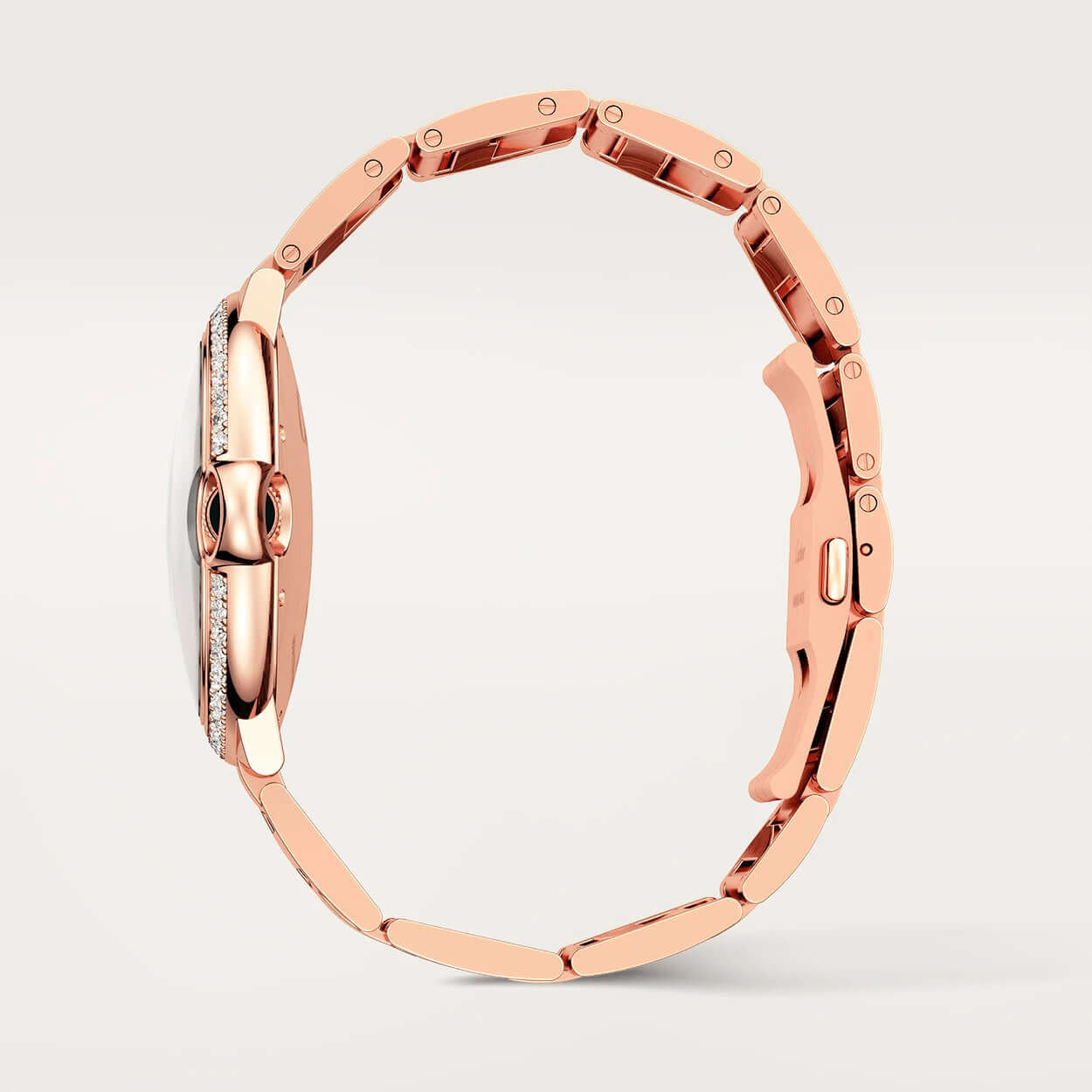 Ballon Bleu De Cartier Or Rose Sertie