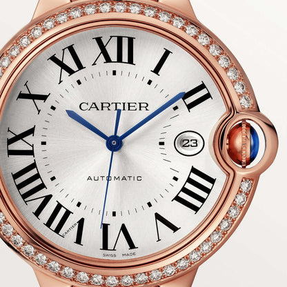 Ballon Bleu De Cartier Or Rose Sertie