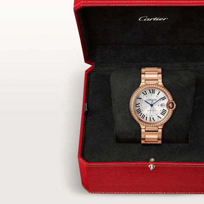 Ballon Bleu De Cartier Or Rose Sertie